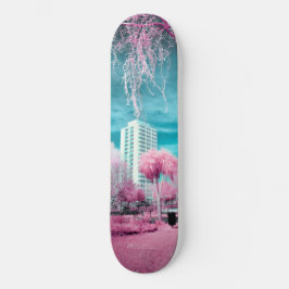Pink Palm Tree Skateboard