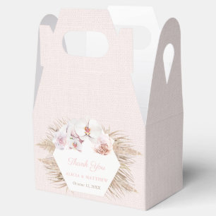 Pink Pampas Gras getrocknete Palmen Blätter Polter Geschenkschachtel