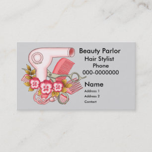 Pink Pansy Beautician Terminkarte