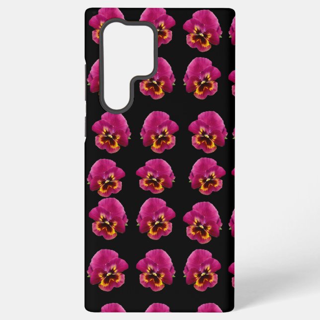 Pink Pansy Passion, Samsung Galaxy Hülle (Rückseite)