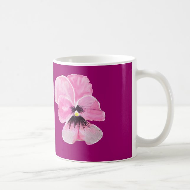 Pink Pansy Tasse (Rechts)