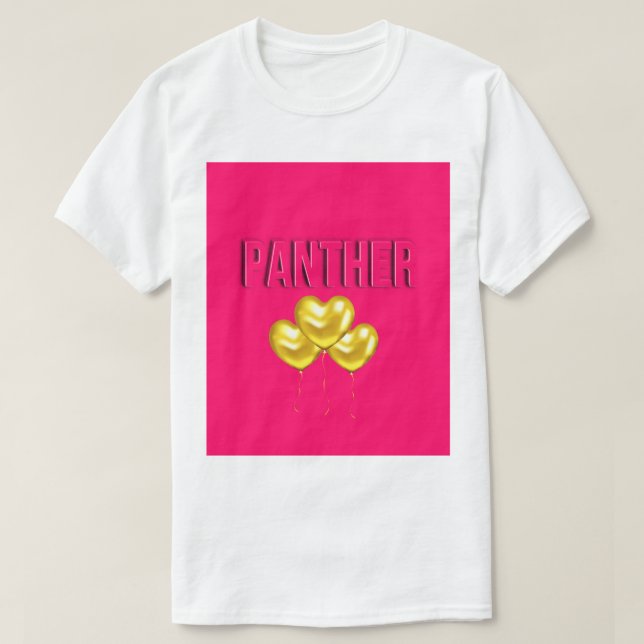 Pink Panther Liebe T-Shirt (Design vorne)