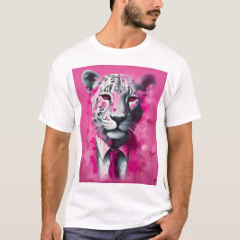 Pink Panther T - Shirt mit Anzug Design