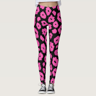 Pink Panther, Tierleder für Frauen Leggings