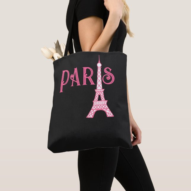 Pink Paris Eiffel Tower Tower Bag Tasche (Von Nahem)