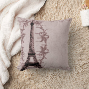 Pink Paris Grunge American MoJo Pillow Kissen