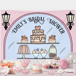 Pink Pariser Brautparty Patisserie Banner