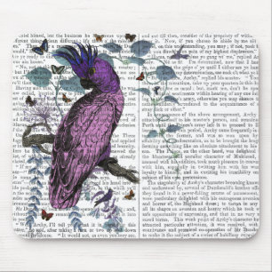 Pink Parrot Mousepad