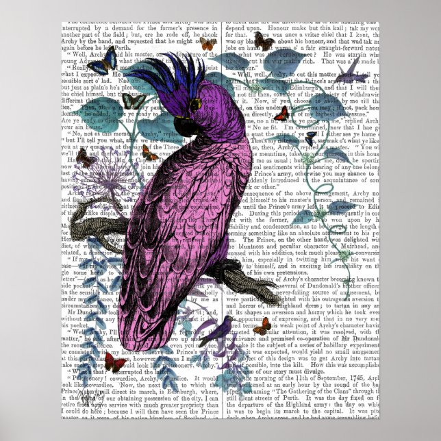 Pink Parrot Poster (Vorne)