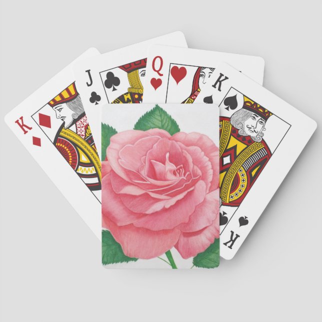 Pink Passion Playing Cards Spielkarten (Rückseite)