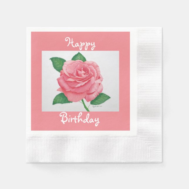Pink Passion Standard Napkin Serviette (Vorderseite)