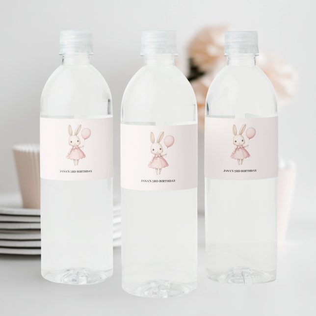 Pink Pastel Bunny Easter Kindergeburtstag (Von Creator hochgeladen)