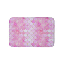 Pink Pastel & Gold Shimmer Mermaid Scanner Muster