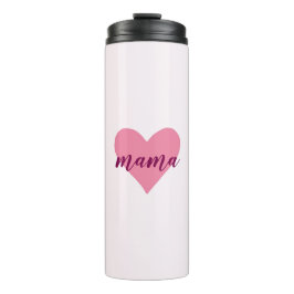 Pink Pastel Herzerkrankung für die Mama Thermosbecher