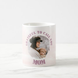 Pink Pastel Persönliche Umarmung für Mama Kaffeetasse