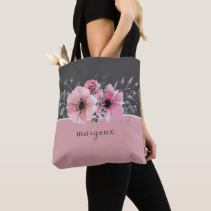 Pink-Pastell-Blume Tasche