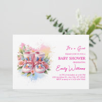 Pink pastellfarbene Hintern Floral Wasserfarbene B