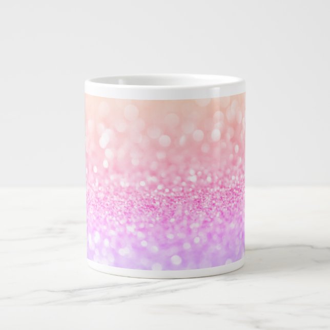 Pink pastellfarbener Kaffee Tasse (Vorderseite)