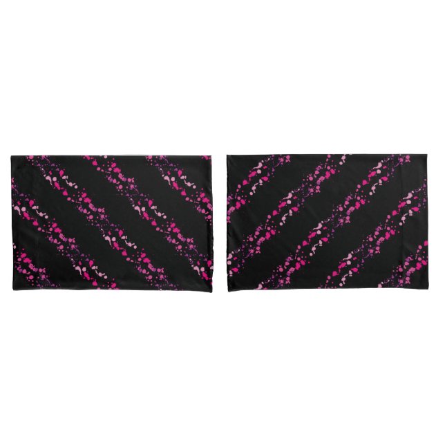 Pink Pattern Hüllen Kissenbezug (Vorderseite-Set)