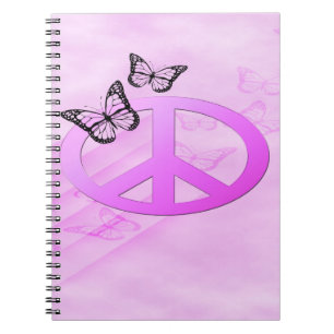 Pink Peace Notizblock