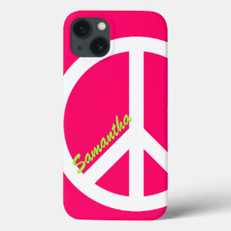 Pink Peace Sign Case-Mate iPhone Hülle