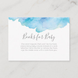 Pink Peach Books for baby Showingcard Begleitkarte