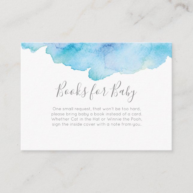 Pink Peach Books for baby Showingcard Begleitkarte (Vorderseite)