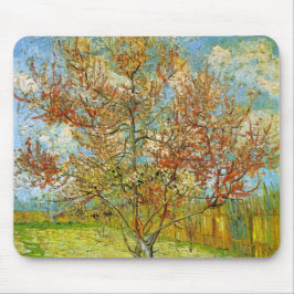 Pink Peach Tree in Blossom von Vincent van Gogh Mousepad