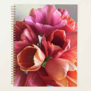 Pink & Peach Tulip Bouquet Planer