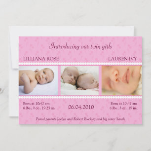 Pink Pearl Twins Ankündigung