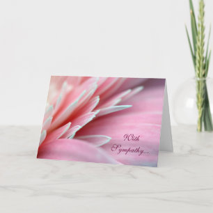 Pink Peddles Sympathy Card Karte