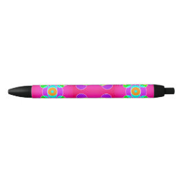 Pink Pen Schwarzer Stift
