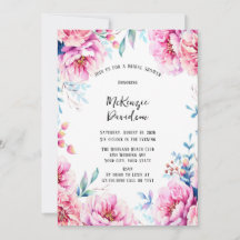 Pink Peonies Airy Floral Brautparty