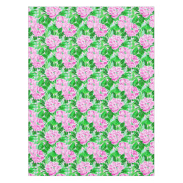 Pink Peonies Blume Pattern Tischdecke