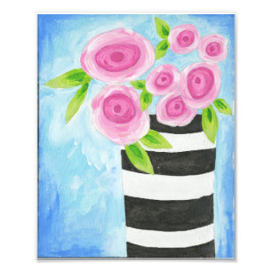 Pink Peonies Print Fotodruck