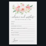 Pink Peony Blumengrün Beratung und Wünsche Karte<br><div class="desc">Ein schönes,  rosafarbenes,  blumengeschmücktes Arrangement runden diese Karte ab. Wenn Sie mehr passende Produkte benötigen,  schreiben Sie mir bitte.</div>