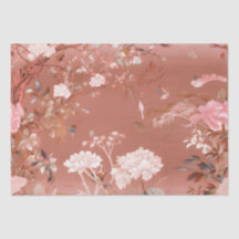 Pink Peony Chinoiserie Gewebe