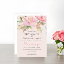 Pink peony Elegantes Hochzeitsstil