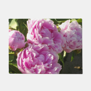Pink Peony Foto Hütte Bauernhof Blumengarten Fußmatte