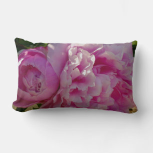 Pink Peony Foto Hütte Bauernhof Blumengarten Lendenkissen