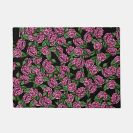 Pink Peony Fußmatte