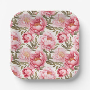 Pink Peony Paper Teller