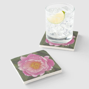 PINK PEONY (PEONY LIEBCHEN) STEINUNTERSETZER