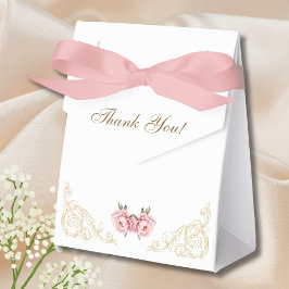 Pink Peony Rokoko Vintage Blume Kinderdusche Geschenkschachtel