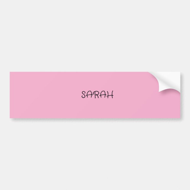 Pink Peony Sticker Autoaufkleber (Vorne)