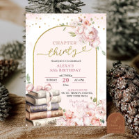 Pink Peony Storybook Frau 30. Geburtstag