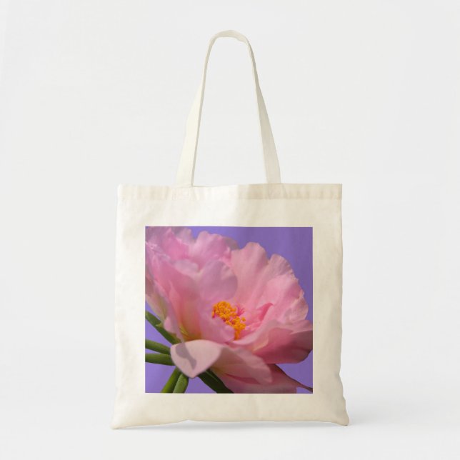 Pink Peony Tragetasche (Vorne)