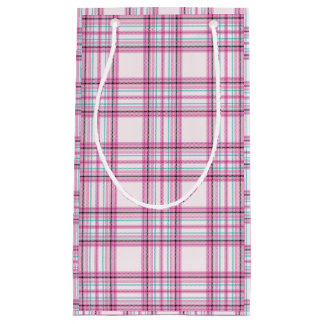 Pink Peppermint Kariert Kleine Geschenktüte