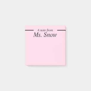 Pink - personalisieren Sie Ihre eigenen klebrigen  Post-it Klebezettel