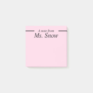 Pink - personalisieren Sie Ihre eigenen klebrigen Post-it Klebezettel